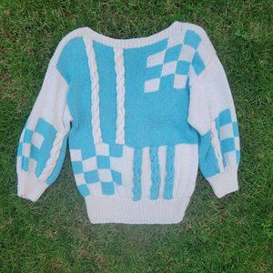 Vintage Nannell Knitted Sweater- Small